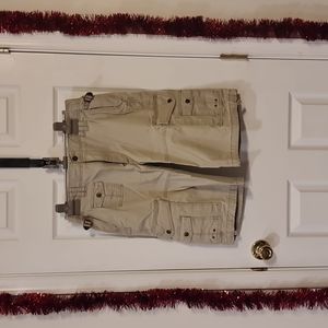Old Navy tan cargo shorts 31 waist